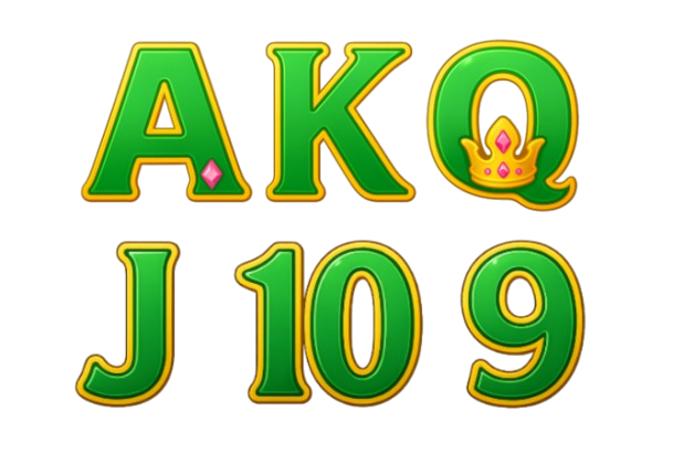 A, K, Q, J and 10